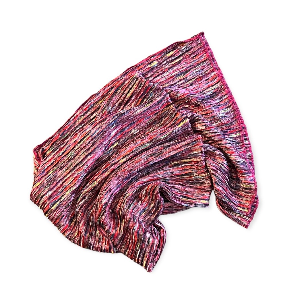 NEW Dana Herbert Scarf Multicolored Knit *